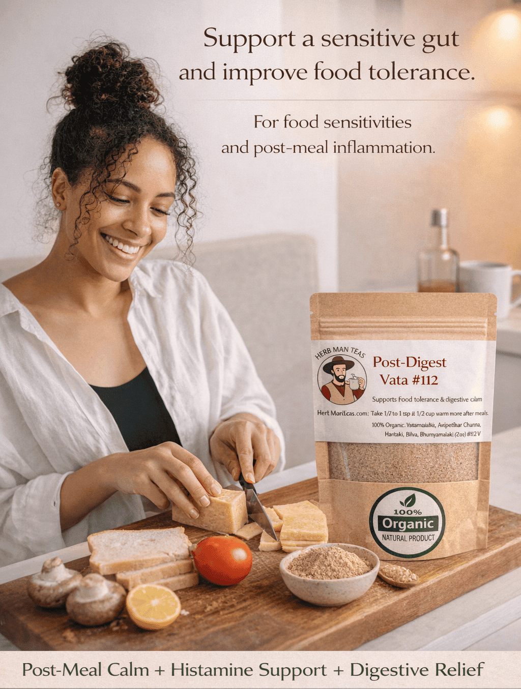 Anti-Inflammatory Post-Digest Formula - Vata Version - Herb Man Teas