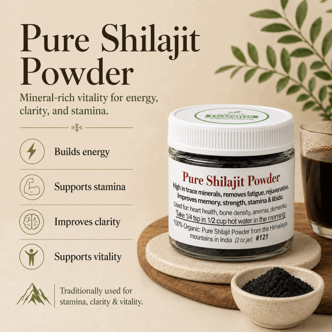 SHILAJIT POWDER (pure) - Herb Man Teas