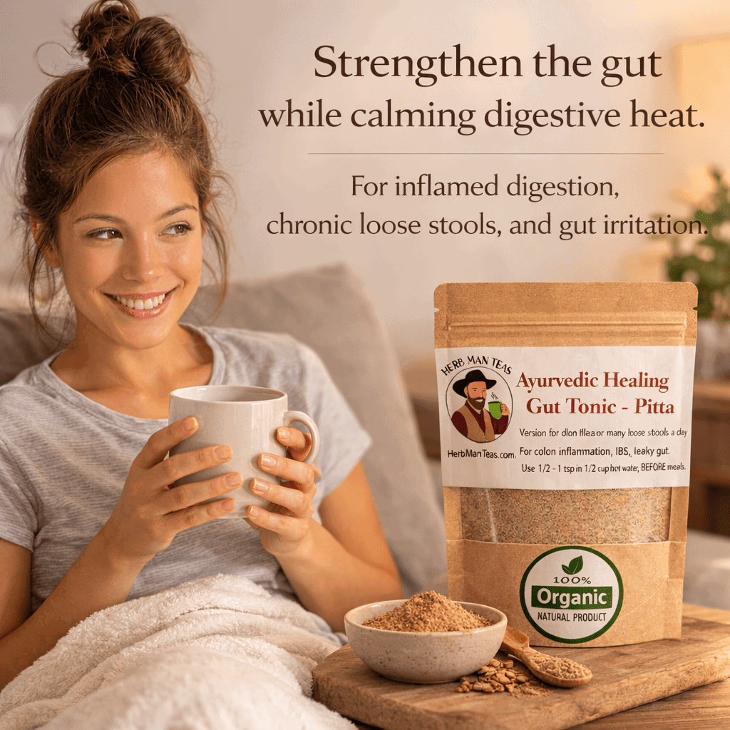 HEALING GUT TONIC - Pitta version - Herb Man Teas