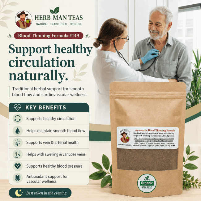 Blood Thinning Formula - Herb Man Teas