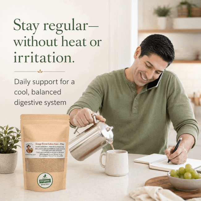 LONG-TERM COLON CARE - Pitta version - Herb Man Teas