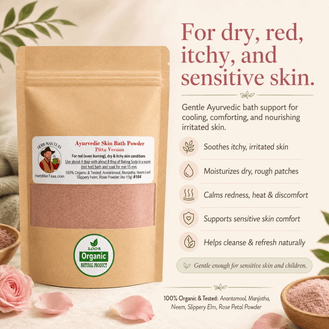 Soothing Skin Bath Powder - Herb Man Teas