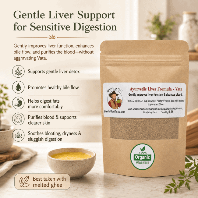 Liver Formula- Vata version - Herb Man Teas