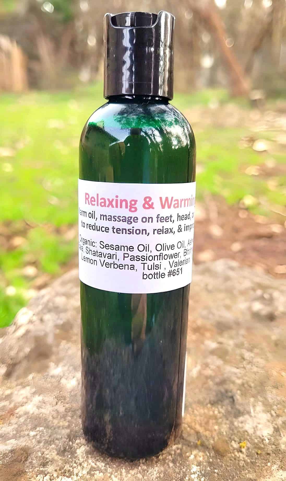 Relaxing & Warming (Vata balancing) Oil - Herb Man Teas