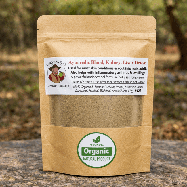 Blood, Kidney, Liver Detox Formula - Herb Man Teas