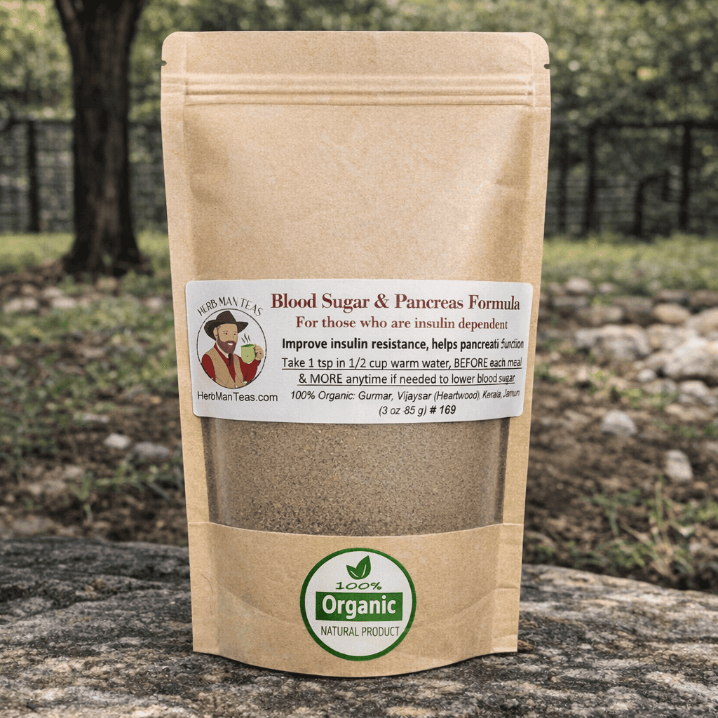 Blood Sugar Tonic - Insulin Version - Herb Man Teas