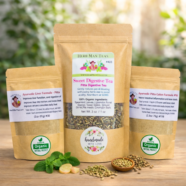 DETOX PACKAGE - Pitta version - Herb Man Teas