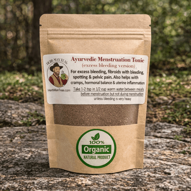 Menstruation Tonic - excess bleeding version - Herb Man Teas