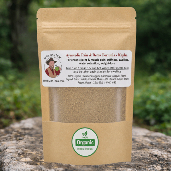 PAIN AND DETOX FORMULA - Kapha version - Herb Man Teas