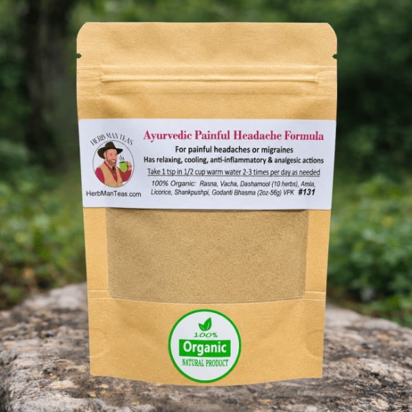 Painful Headache Formula for migraines - Herb Man Teas