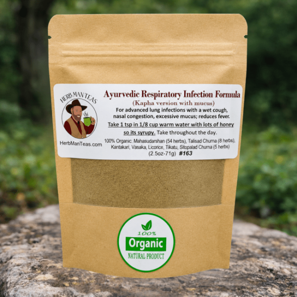 RESPIRATORY INFECTION FORMULA - high mucus version - Herb Man Teas