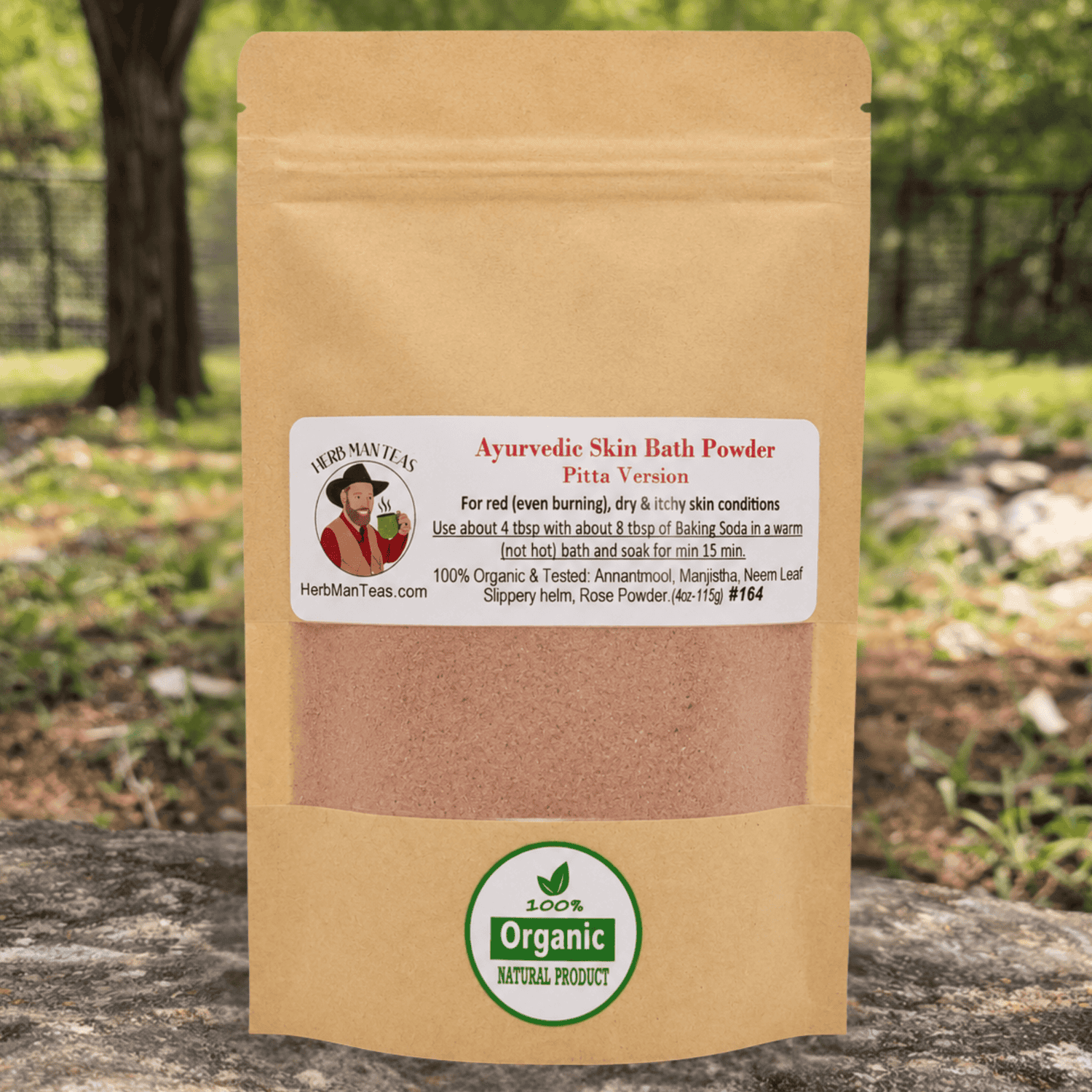 Soothing Skin Bath Powder - Herb Man Teas