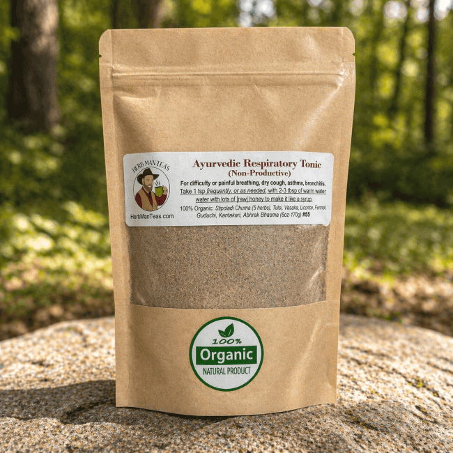 RESPIRATORY TONIC - low mucus version - Herb Man Teas
